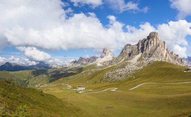 Passo Giau Dolomites, Güney tirol, İtalya