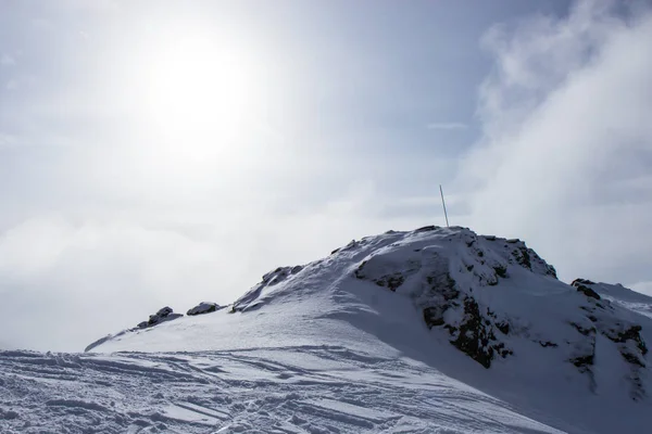 Vista dos Alpes no vale de Zillertall, Áustria — Fotografia de Stock