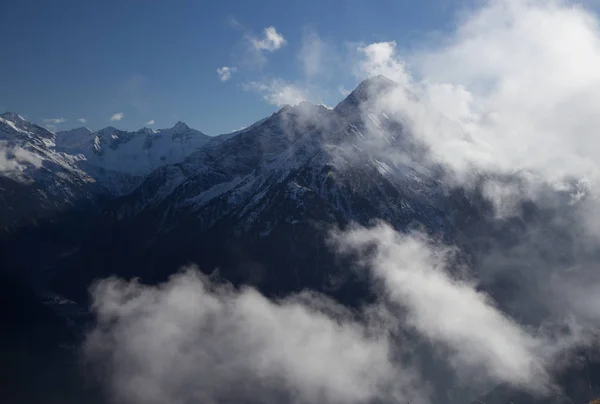 Widok Alpy Ośrodek Narciarski Mayrhofen Tyrol Austria — Zdjęcie stockowe