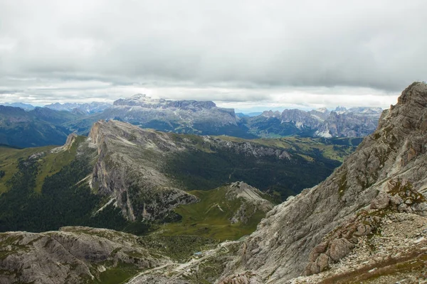 Malebný Pohled Passo Cortina Dolomity Jižní Tyrolsko Itálie — Stock fotografie