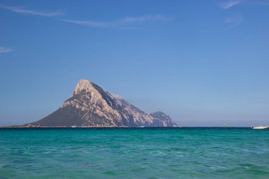 İtalya 'nın Sardunya adasında Spiaggia Porto Taverna