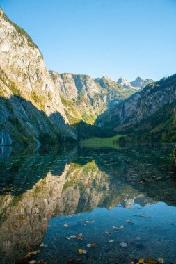 Pürüzsüz Obersee, Berchtesgaden Ulusal Parkı, Bavyera