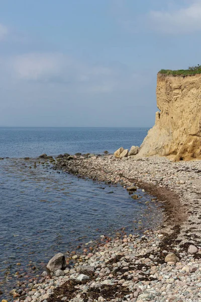 Bridgecliff - una scogliera vicino al Great belt bridge in Danimarca — Foto Stock