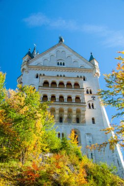 Ekim 2010, Bavyera: Bavyera 'daki ünlü Neuschwanstein şatosunun cephesi
