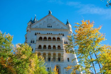 Ekim 2010, Bavyera: Bavyera 'daki ünlü Neuschwanstein şatosunun cephesi