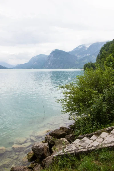 View of alpine lake of Mondsee, Austria — Stock Photo, Image