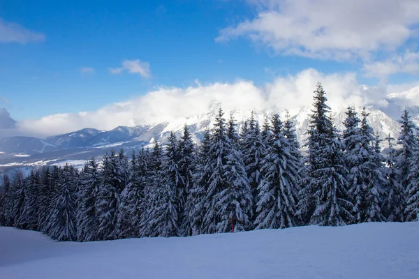 Splendida vista sulla località sciistica austriaca, regione di Dachstein, Alpi — Foto Stock