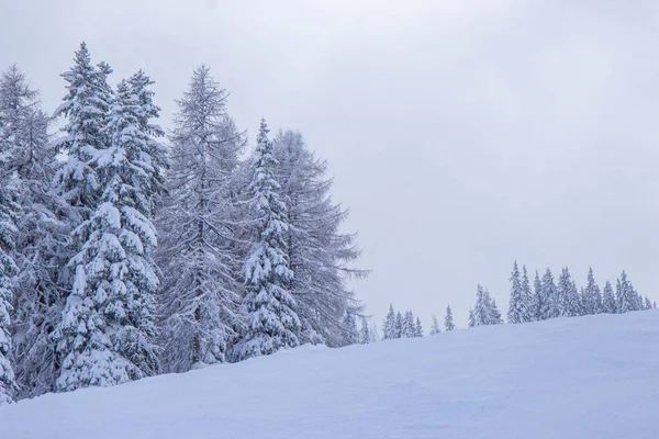 Belle vue sur la station de ski autrichienne, région de Dachstein, Alpes — Photo