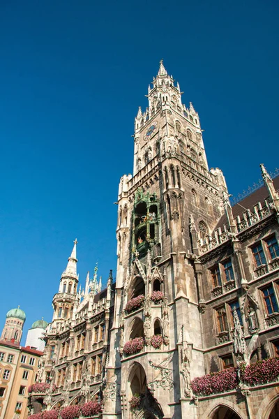 Vue de la mairie de Munich, Bavière, Allemagne — Photo