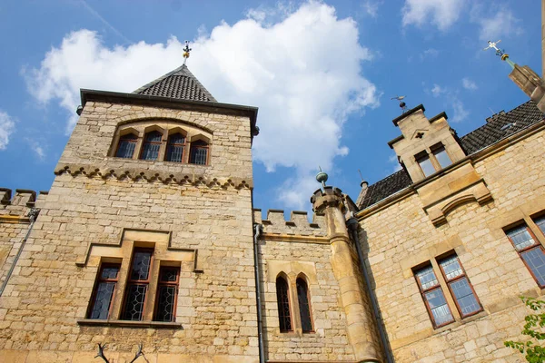 June 3 2019: Facade of Marienburg Castle near Hannover, Lower Saxony, Germany — Stok fotoğraf