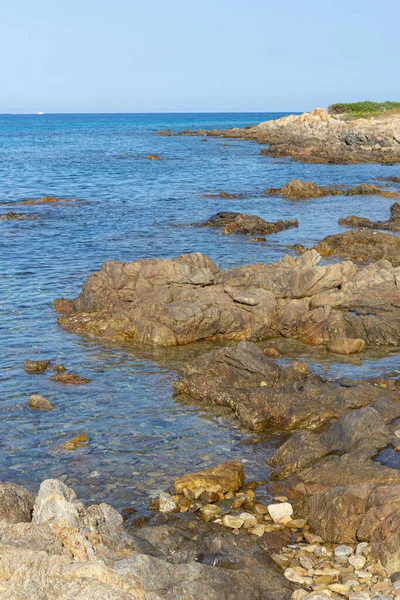 Stony coast line of Sardinia island, Italy — Zdjęcie stockowe