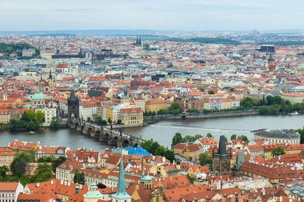 Vue Panoramique Sur Les Toits Vieille Ville Prague République Tchèque — Photo