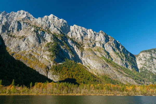 Berchtesgaden Ulusal Parkı Bavyera Almanya Ünlü Koenigssee — Stok fotoğraf