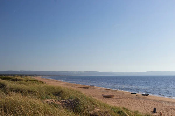Песчаный Пляж Меллембистранде Провинция Халланд Южная Швеция — стоковое фото