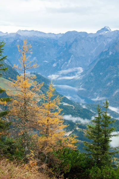 Kehlsteinhaus Berchtesgaden Ulusal Parkı Almanya Dan Alp Vadisi Manzarası — Stok fotoğraf