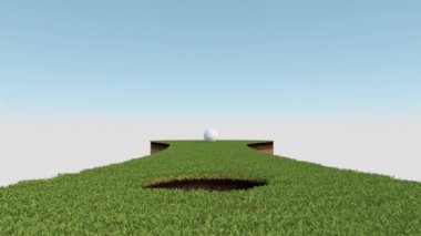 Yeşil Topta Golf Topu