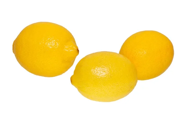 Grupo de limones sobre fondo blanco — Foto de Stock