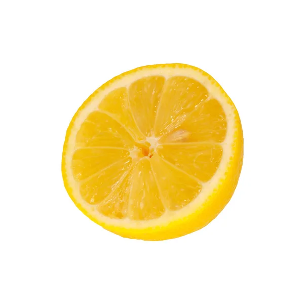 Half of lemon on a white background — Stock Photo, Image