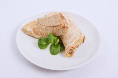 Lezzetli vejetaryen ekmeği bir beyaz