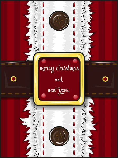 Χαιρετισμοί κάρτα καλά Χριστούγεννα και Ευτυχισμένο το νέο έτος — Διανυσματικό Αρχείο