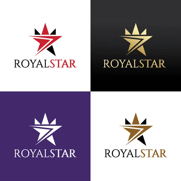 Royal Star-pictogram — Stockvector
