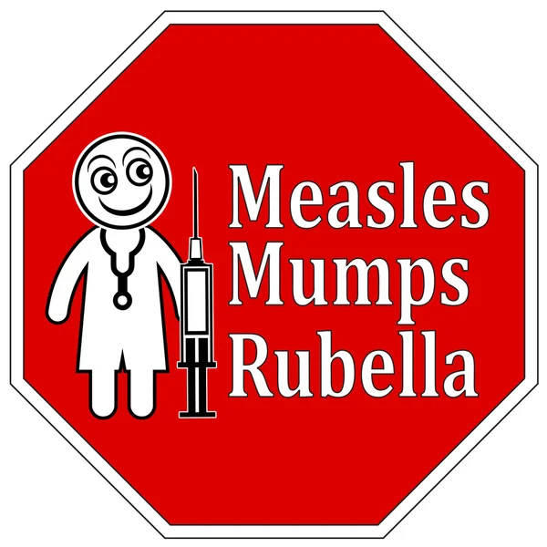 Measles Mumps Rubella Shot — Stock Photo, Image