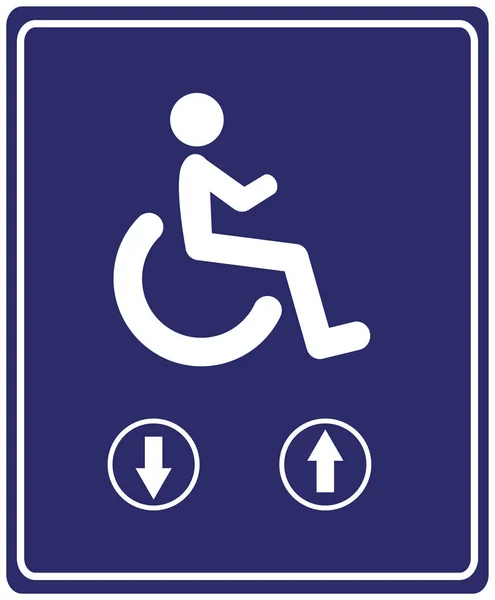 Elevator for Wheelchair User — Stock Photo, Image