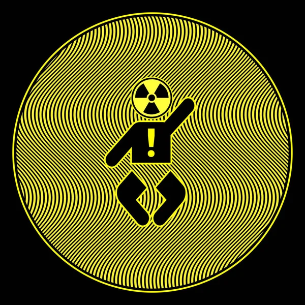 Ребенок под воздействием радиации — стоковое фото