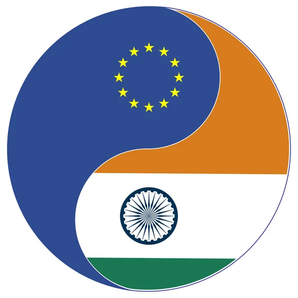 Comercio UE-India — Foto de Stock