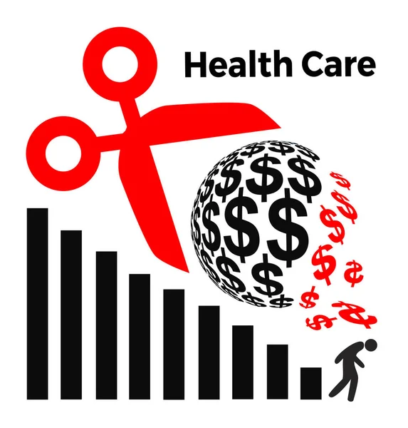 Cuts in Health Care Spending — Stock Photo, Image