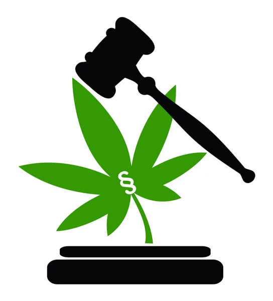 Legálnost Konopí Koncept Znamení Pro Zákony Marihuany Využít Hulení Legální — Stock fotografie