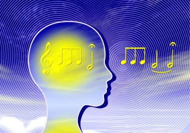 Müzik için uykusuzluk Uyku. Kadın uykuya yardımcı sakin seslere dinler