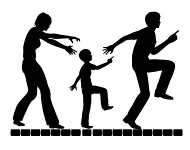 Parents as Role Models. The parental influence on the behavioral development of children clipart