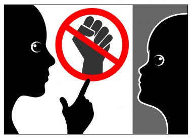 Anne Çocuk şiddet öğretir. Erken çocukluk eğitiminde şiddet içermeyen çocuk yetiştirme