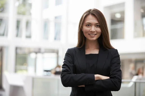 Young Businesswoman In Office — Stock Photo, Image