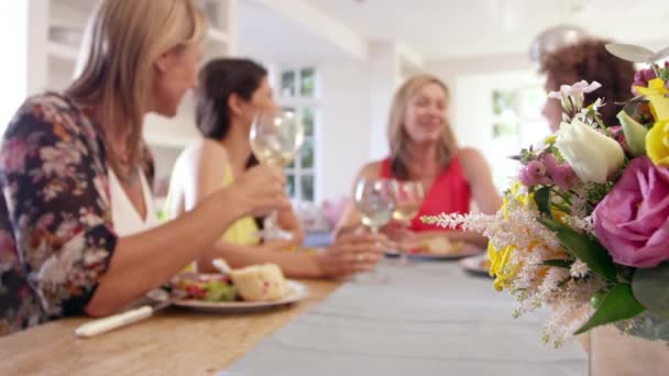 Amis féminines au dîner — Video