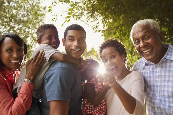 Reunião da família afro-americana — Fotografia de Stock