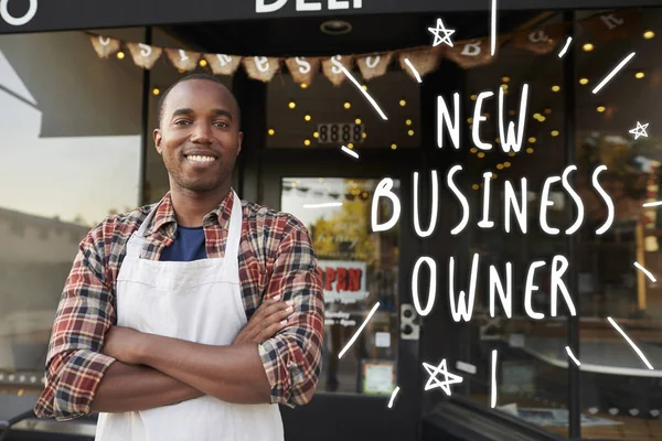 Male new business owner — Stock Photo, Image