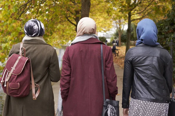 British Muslim Female Friends — Stock Photo, Image