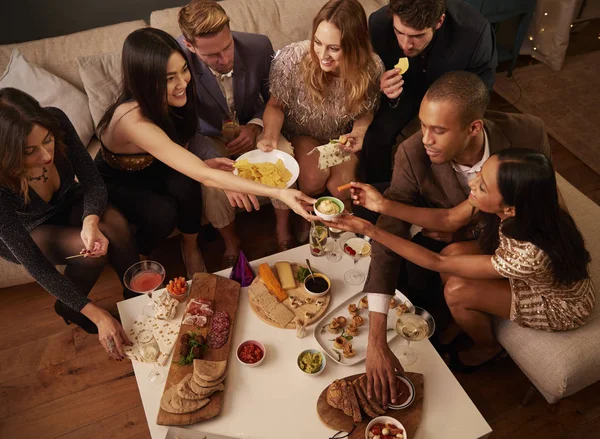 Group Of Friends At Party — Stock Photo, Image