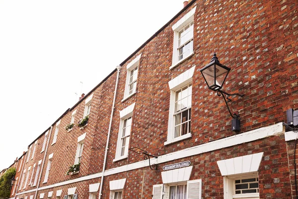 Exterior de casas com terraço em Oxford — Fotografia de Stock