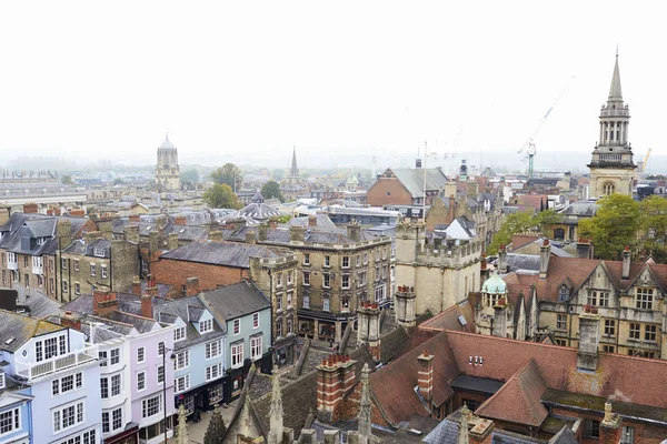 Oxford City havadan görünümü — Stok fotoğraf