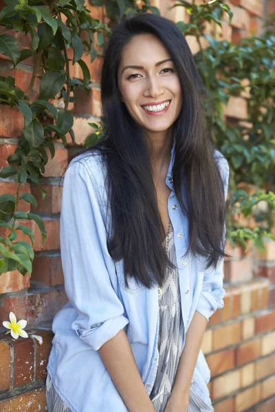 Mixed race Asian woman — Stock Photo, Image