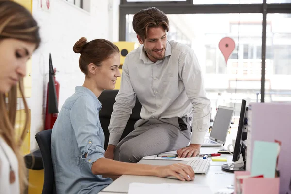 Young man in office — Stock Photo, Image