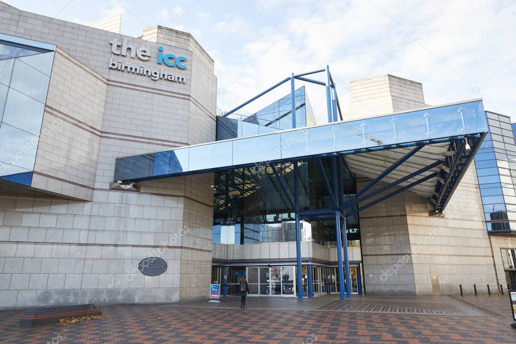 Birmingham, UK - 6 November 2016: Exterior Of The Birmingham International Convention Centre