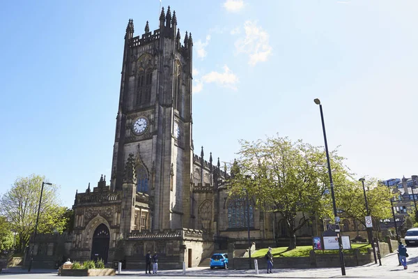 Exterior Of Manchester Cathedral — Stock Photo, Image