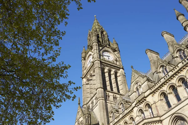 Edificio del Ayuntamiento de Manchester — Foto de Stock