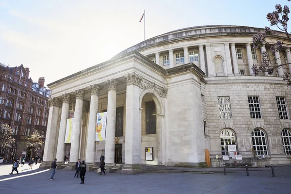 Gebäude der Bibliothek von Manchester — Stockfoto