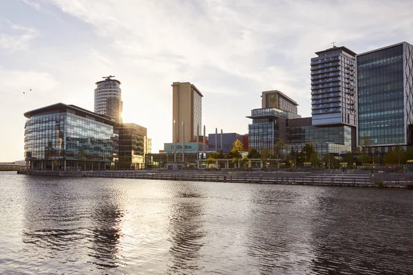 BBC Media City Edifícios — Fotografia de Stock