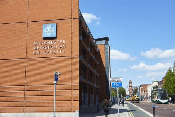 Manchester universidade metropolitana — Fotografia de Stock